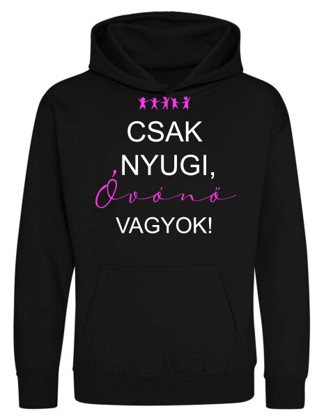 Kapucnis belebújós gyerek pulóver