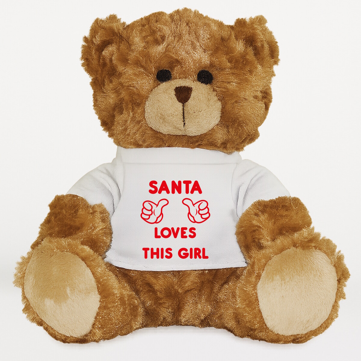 Plüssmaci egyedi pólóval