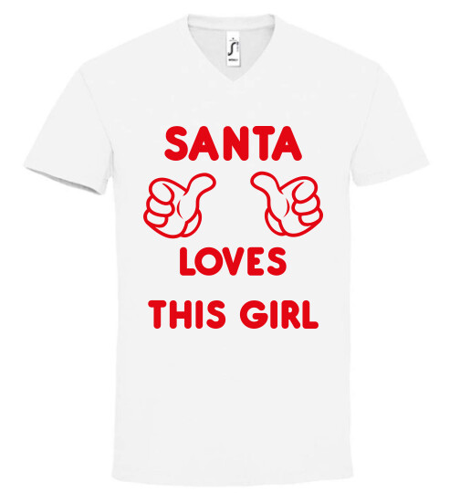 Unisex V nyakú póló