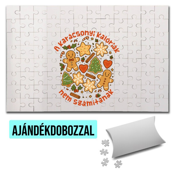 Puzzle - kirakó ajándékdobozzal