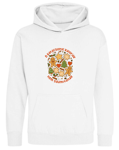 Kapucnis belebújós gyerek pulóver