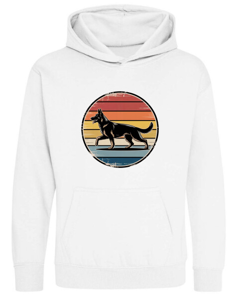 Kapucnis belebújós gyerek pulóver