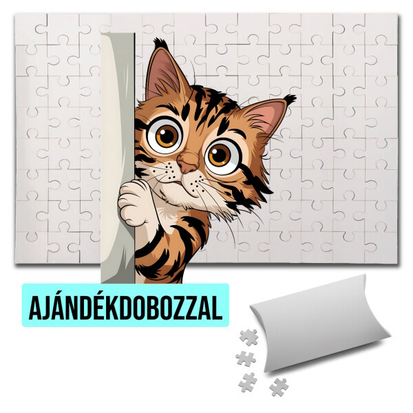 Puzzle - kirakó ajándékdobozzal
