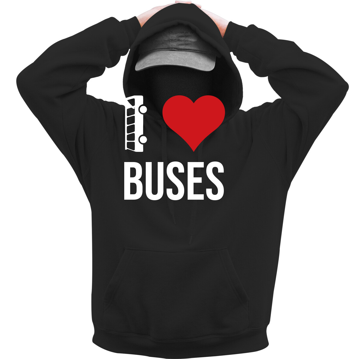 Kapucnis belebújós pulóver