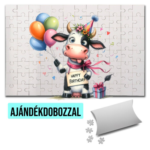 Puzzle - kirakó ajándékdobozzal