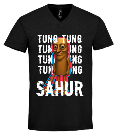 Unisex V nyakú póló