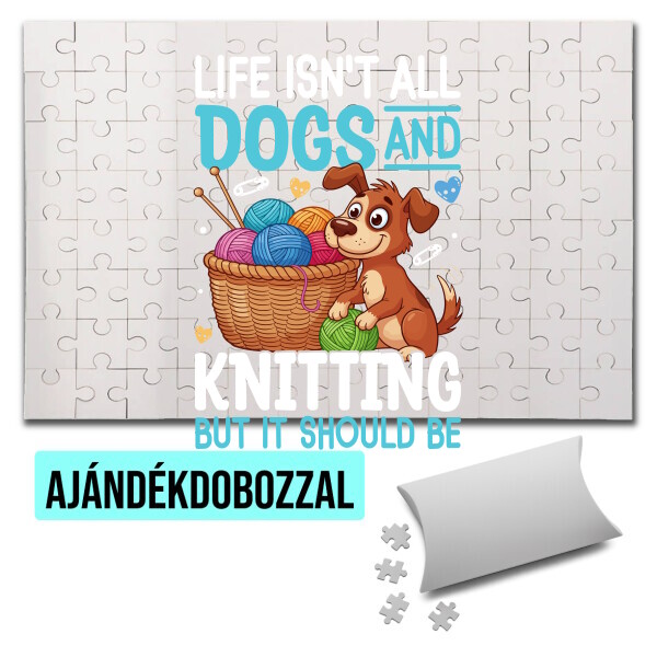Puzzle - kirakó ajándékdobozzal