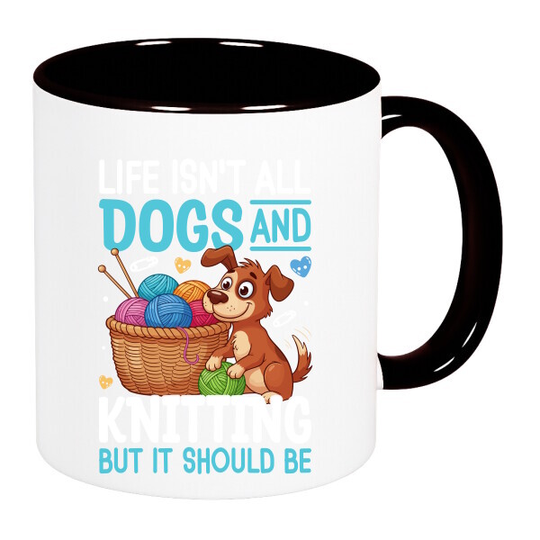 Színes fülű és belsejű bögre