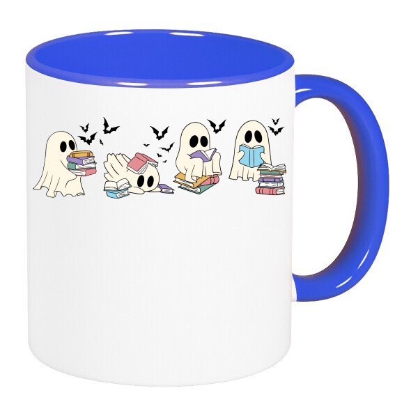 Színes fülű és belsejű bögre