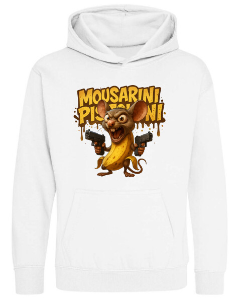 Kapucnis belebújós gyerek pulóver