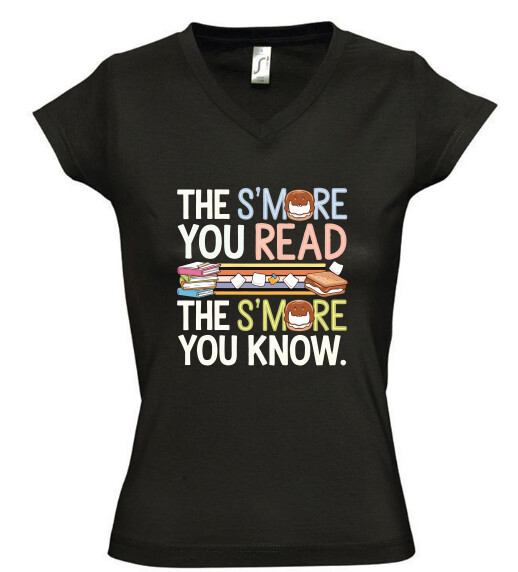 Női V nyakú póló