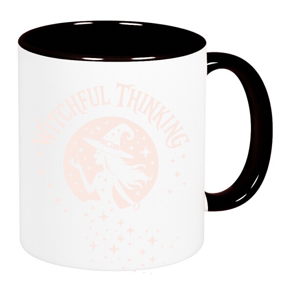 Színes fülű és belsejű bögre