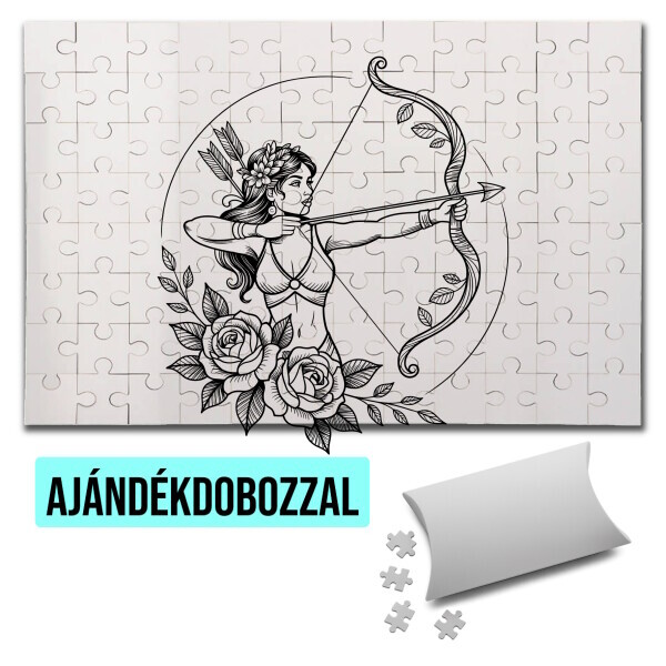Puzzle - kirakó ajándékdobozzal