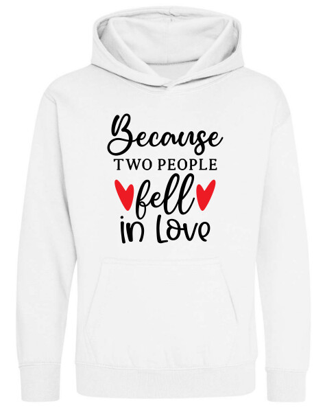 Kapucnis belebújós gyerek pulóver