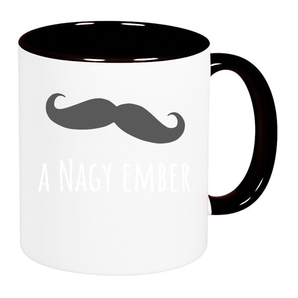 Színes fülű és belsejű bögre