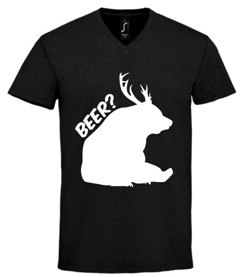 Unisex V nyakú póló