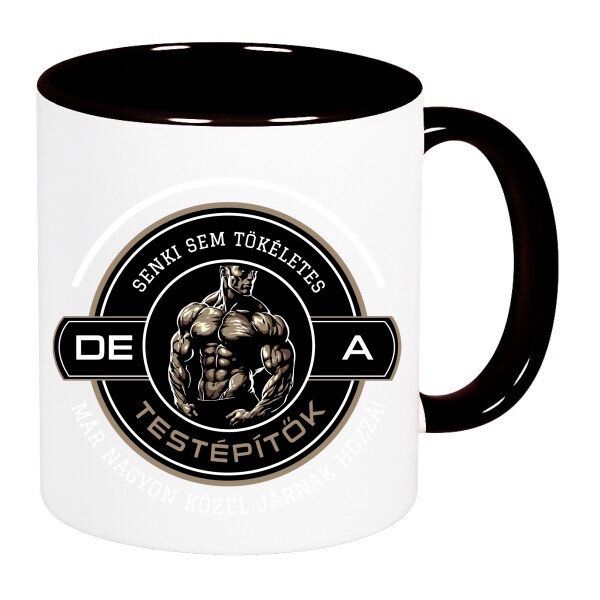 Színes fülű és belsejű bögre