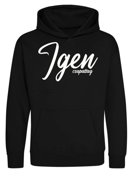 Kapucnis belebújós gyerek pulóver