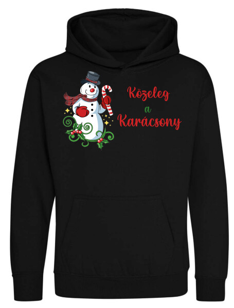 Kapucnis belebújós gyerek pulóver