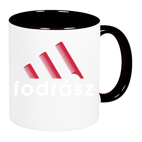 Színes fülű és belsejű bögre