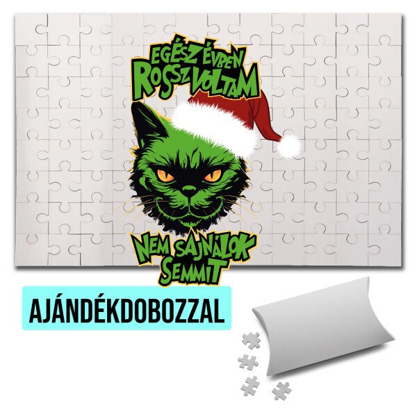 Puzzle - kirakó ajándékdobozzal