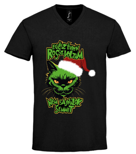 Unisex V nyakú póló