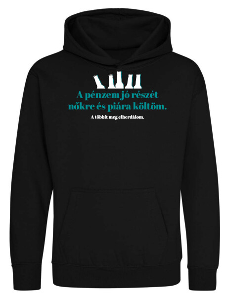 Kapucnis belebújós gyerek pulóver