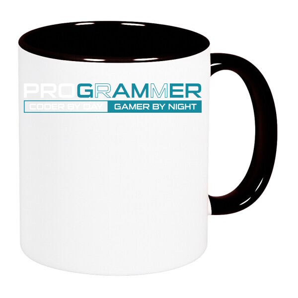 Színes fülű és belsejű bögre