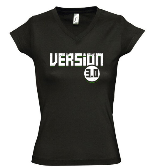 Női V nyakú póló