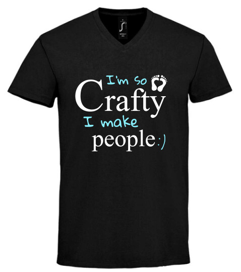 Unisex V nyakú póló