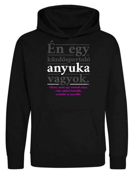 Kapucnis belebújós gyerek pulóver