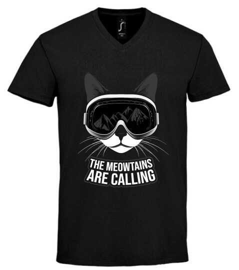 Unisex V nyakú póló