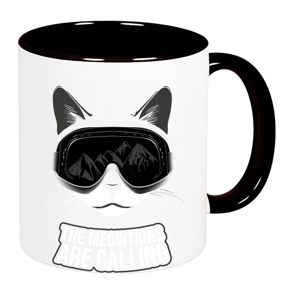 Színes fülű és belsejű bögre