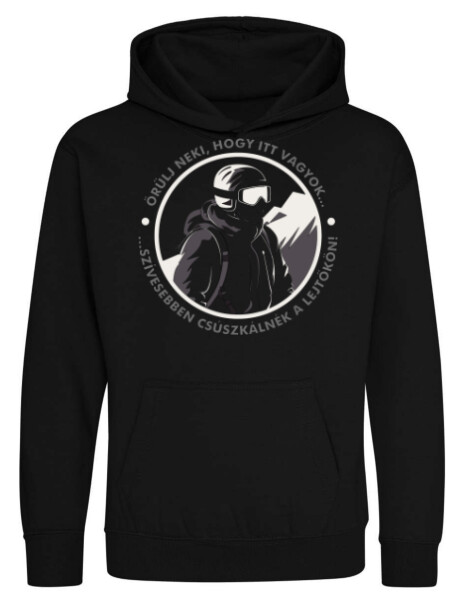 Kapucnis belebújós gyerek pulóver