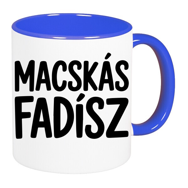 Színes fülű és belsejű bögre