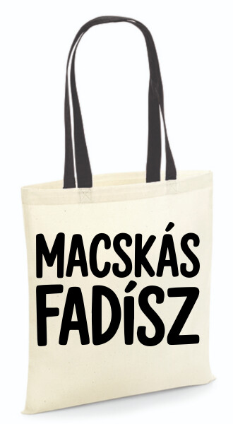 Vászontáska - színes fülű 