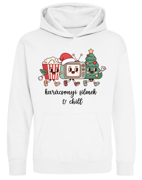 Kapucnis belebújós gyerek pulóver