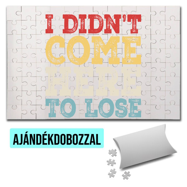 Puzzle - kirakó ajándékdobozzal