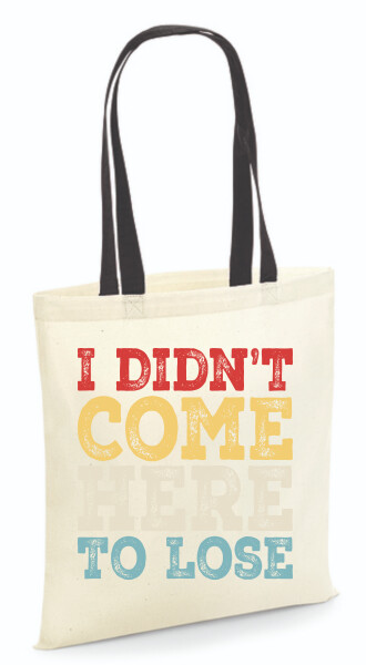 Vászontáska - színes fülű 