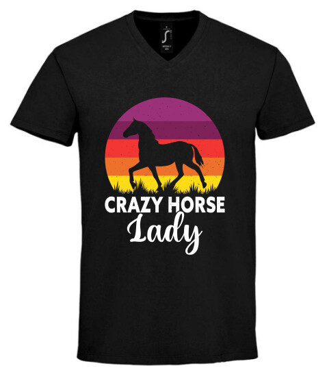 Unisex V nyakú póló