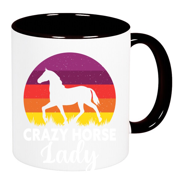 Színes fülű és belsejű bögre