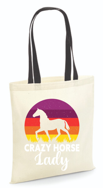 Vászontáska - színes fülű 