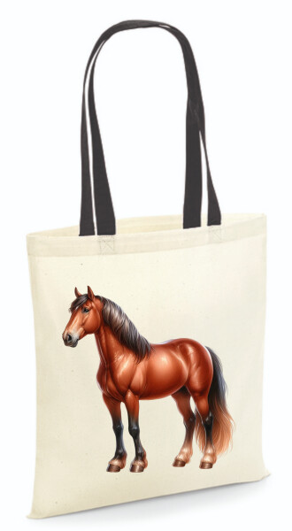 Vászontáska - színes fülű 