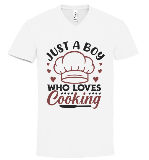 Unisex V nyakú póló