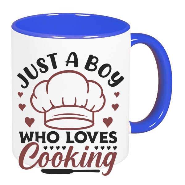 Színes fülű és belsejű bögre