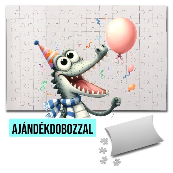 Puzzle - kirakó ajándékdobozzal