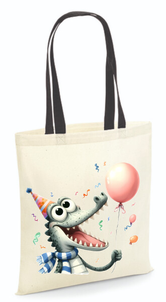 Vászontáska - színes fülű 