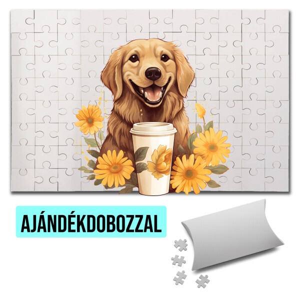 Puzzle - kirakó ajándékdobozzal