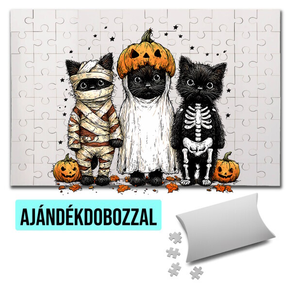 Puzzle - kirakó ajándékdobozzal