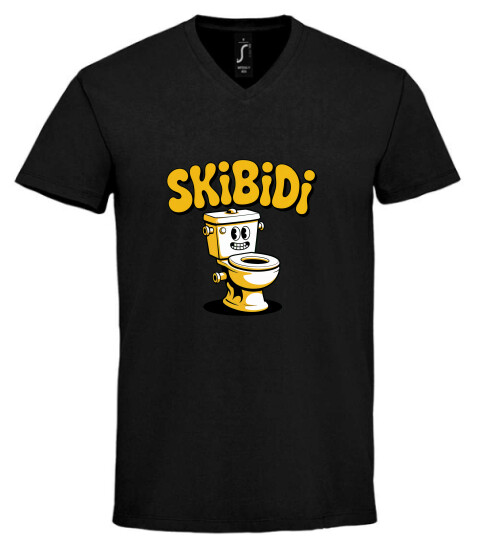 Unisex V nyakú póló